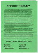 Perchè Forum (cambio di nome da Iniziativa Laica a Forum Laico)